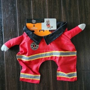 NWT Hyde & Eek! Pet Reflective Firefighter Halloween Costume Large Dog *No Hat*